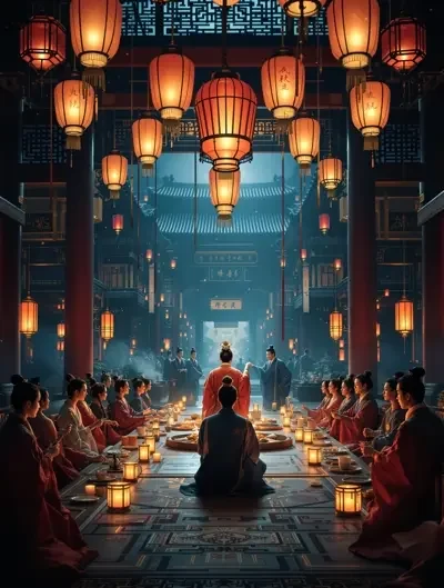 宫廷夜宴 历史古装 高清海报