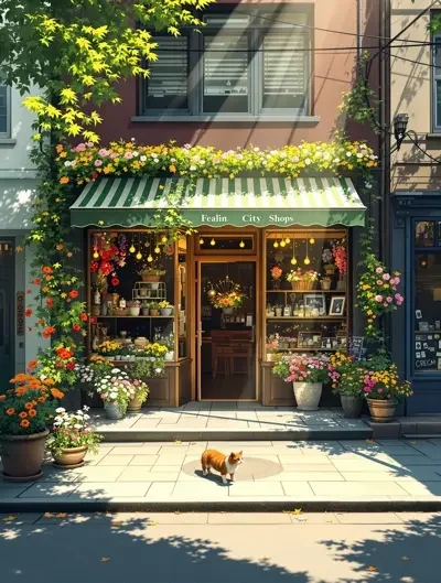 花店日记 都市治愈 高清海报
